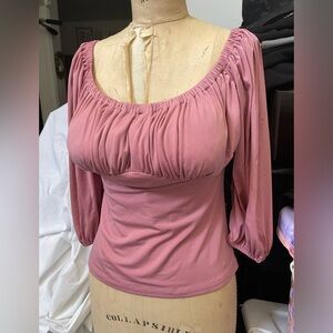 Vixen by Micheline Pitt Vacation Blouse Medium